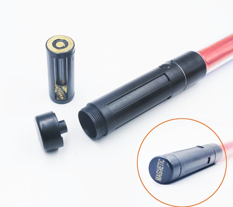 SAMDO 11.0 inch Magnet Wand Baton Traffic Control Road Safety Lamp Military Survival LED Light Stick (Red) - Image 5